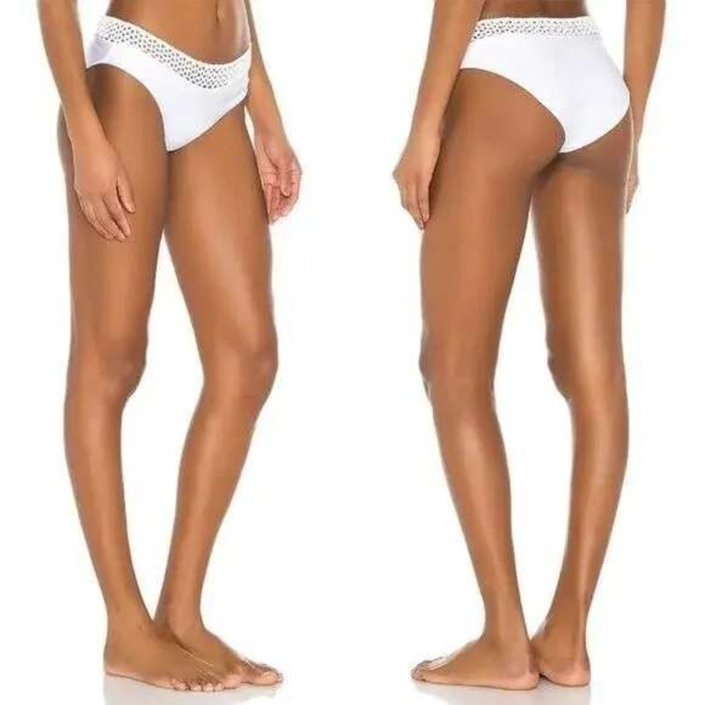 House of Harlow‎  x Revolve Ziggy Bottom Crochet Bikini Swimsuit White Size XL